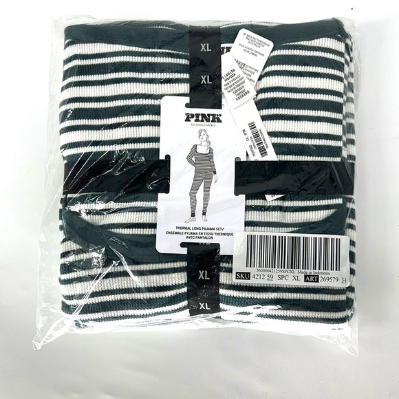 PINK Victoria's Secret Other - PINK Victoria’s Secret NWT thermal pajama set women’s XL